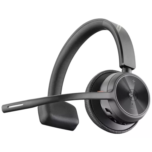 HP Poly Voyager 4310 On Ear headset Bluetooth®, Vezetékes Mono Fekete Headset, Mono