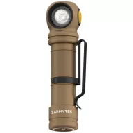   ArmyTek Wizard C2 Pro Max Sand White LED Kézilámpa Övcsíptetővel, Tokkal Akkuról üzemeltetett 4000 lm 149 g