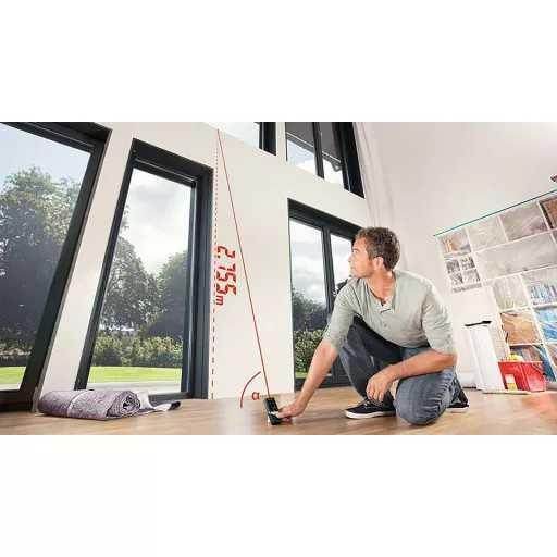 Bosch Home and Garden AdvancedDistance 50C Lézeres távolságmérő Bluetooth-os, Érintőkijelző 50 m
