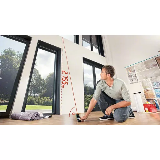 Bosch Home and Garden AdvancedDistance 50C Lézeres távolságmérő Bluetooth-os, Érintőkijelző 50 m