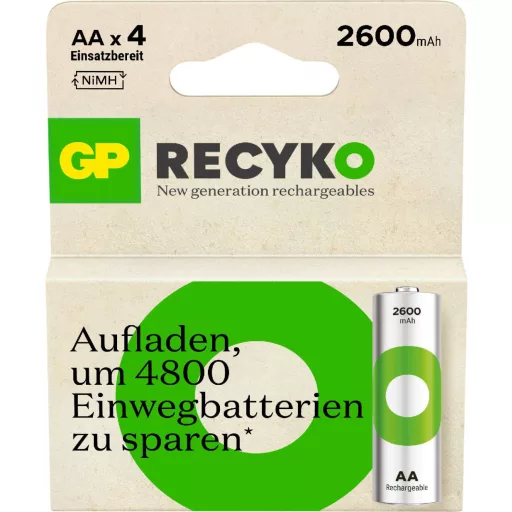 GP ReCyko Ceruzaakku NiMH 2600 mAh 1.2 V 4 db