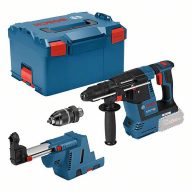   Bosch Professional GBH 18V-26F + GDE SDS-Plus-Akkus fúrókalapács 18 V Lítiumion akku nélkül, töltő nélkül, Hordtáskával