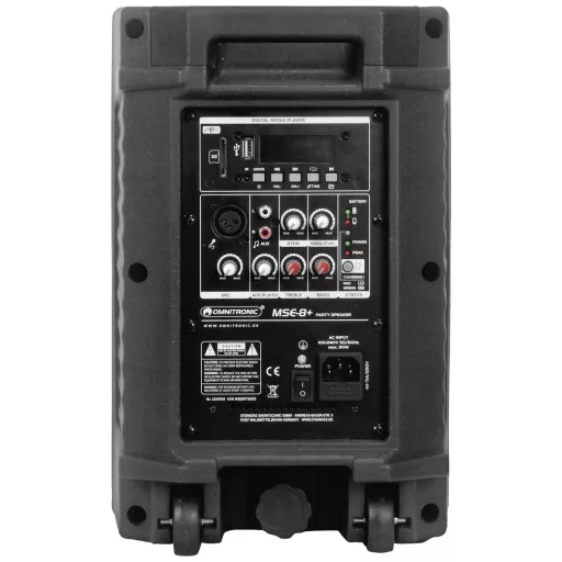 Omnitronic MSE-8+ Buli hangfal 8 coll Akkuról üzemeltetett 1 db