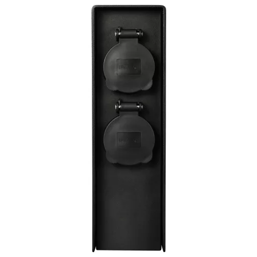 Sygonix SY-6121658 Kerti elosztó 4 részes Fekete Gyermekvédelem, Földbe szúrható cövekkel