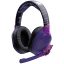 Lexip X TSUME Naruto Shippuden Headset 1 Gamer Over Ear headset Vezetékes, Bluetooth® Stereo Fekete/lila Headset, Hangerő szabályozás, Mikrofon némítás