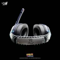   Lexip Naruto Shippuden Kakashi Kamui Over Ear headset Vezetékes, Bluetooth® Stereo Fekete/kék Headset, Hangerő szabályozás, Mikrofon némítás Gamer