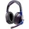 Lexip X TSUME Naruto Shippuden Headset 3 Over Ear headset Vezetékes, Bluetooth® Stereo Fekete, Lila, Kék Headset, Hangerő szabályozás, Mikrofon némítás Gamer