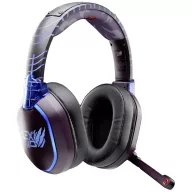   Lexip X TSUME Naruto Shippuden Headset 3 Over Ear headset Vezetékes, Bluetooth® Stereo Fekete, Lila, Kék Headset, Hangerő szabályozás, Mikrofon némítás Gamer
