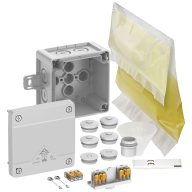   Spelsberg 40246001 Leágaztató doboz (H x Sz x Ma) 92 x 92 x 60 mm Szürke IP66, IP68 1 db