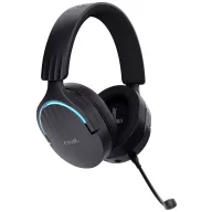   Trust GXT491 FAYZO Over Ear headset Bluetooth® Virtual Surround Fekete Surround hangzás, Mikrofon némítás, Hangerő szabályozás Gamer