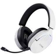   Trust GXT491 FAYZO Gamer Over Ear headset Bluetooth® Virtual Surround Fehér Surround hangzás, Mikrofon némítás, Hangerő szabályozás