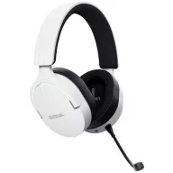   Trust GXT491 FAYZO Gamer Over Ear headset Bluetooth® Virtual Surround Fehér Surround hangzás, Mikrofon némítás, Hangerő szabályozás
