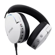   Trust GXT491 FAYZO Gamer Over Ear headset Bluetooth® Virtual Surround Fehér Surround hangzás, Mikrofon némítás, Hangerő szabályozás