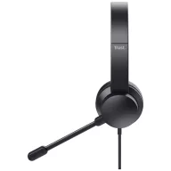   Trust HS-201 Over Ear headset Vezetékes Stereo Fekete Számítógép