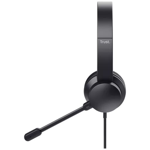 Trust HS-260 Over Ear headset Vezetékes Stereo Fekete Számítógép