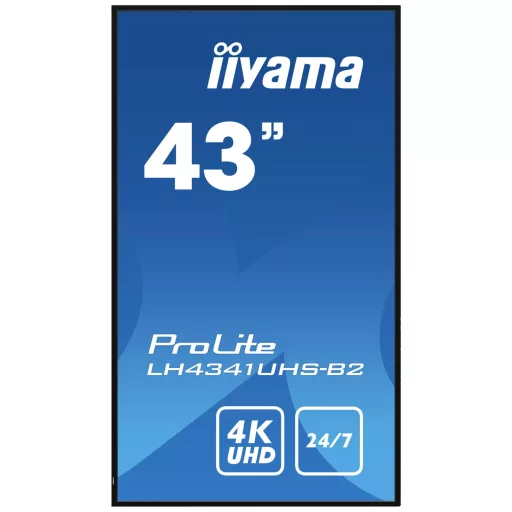 Iiyama ProLite LH4341UHS-B2 Digital Signage kijelző EEK: G (A - G) 108 cm 42.5 coll 3840 x 2160 Pixel 24/7