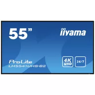   Iiyama ProLite LH5541UHS-B2 Digital Signage kijelző EEK: G (A - G) 139 cm 54.6 coll 3840 x 2160 Pixel 24/7