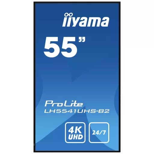 Iiyama ProLite LH5541UHS-B2 Digital Signage kijelző EEK: G (A - G) 139 cm 54.6 coll 3840 x 2160 Pixel 24/7