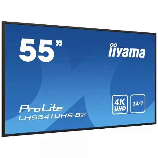 Iiyama ProLite LH5541UHS-B2 Digital Signage kijelző EEK: G (A - G) 139 cm 54.6 coll 3840 x 2160 Pixel 24/7