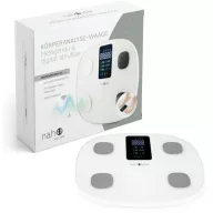   nah-vital nah-vital Smart 6V Testzsíranalizáló mérleg digitális Mérési tartomány (max.)=180 kg Fehér