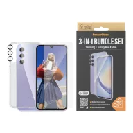   PanzerGlass 3-in-1 Ultra Wide Fit Bundle Glass + Case + Lens Tok + védőüveg készlet Samsung Galaxy A35 5G B0469+7357