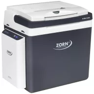   ZORN Cooler Z 26 LNP 7,8 Ah Akkus hűtő- és fűtődoboz EEK: D (A - G) Termoelektromos 12 V, 230 V DC/AC Fekete/fehér 25 l Hűtési funkció: Delta T: akár 20°C-kal
