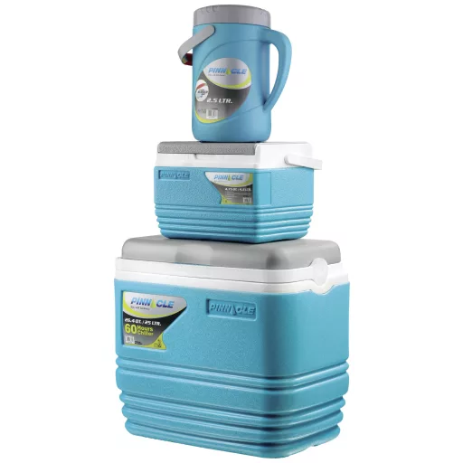 Passzív hűtőláda készlet 25 + 4,5 + 2 l, kék/szürke, ZORN 88009