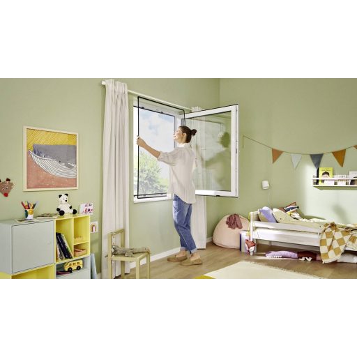 tesa INSECT STOP CLIP-ON 55360-00001-00 Légyfogó rács (Sz x Ma) 1.2 m x 1.4 m Antracit 1 db