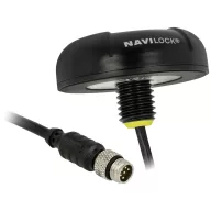 Navilock NL-3331 M8 GPS vevő Járműkövetés Fekete 1 db