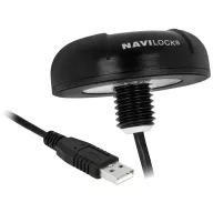 Navilock NL-8004U GPS vevő Fekete 1 db