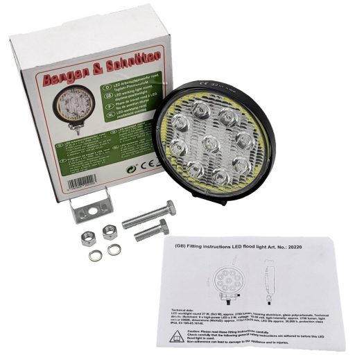 Berger & Schröter Nappali fényszóró, Helyzetjelző fény KS71727R (Ø x Ma) 110 mm x 113 mm Fekete, Sárga, Átlátszó, Ezüst