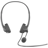   HP G2 On Ear headset Vezetékes Stereo Fekete mikrofon zajelnyomás Hangerő szabályozás, Mikrofon némítás Számítógép