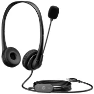   HP G2 On Ear headset Vezetékes Stereo Fekete mikrofon zajelnyomás Hangerő szabályozás, Mikrofon némítás Számítógép