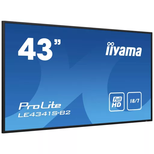 Iiyama ProLite LE4341S-B2 Digital Signage kijelző EEK: G (A - G) 108 cm 42.5 coll 1920 x 1080 Pixel 18/7