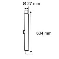   Paulmann LED csövek EEK: F (A - G) G13 T8 11 W Semleges fehér (Ø) 27 mm 1 db