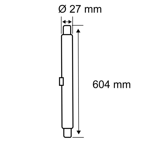 Paulmann LED csövek EEK: F (A - G) G13 T8 11 W Semleges fehér (Ø) 27 mm 1 db