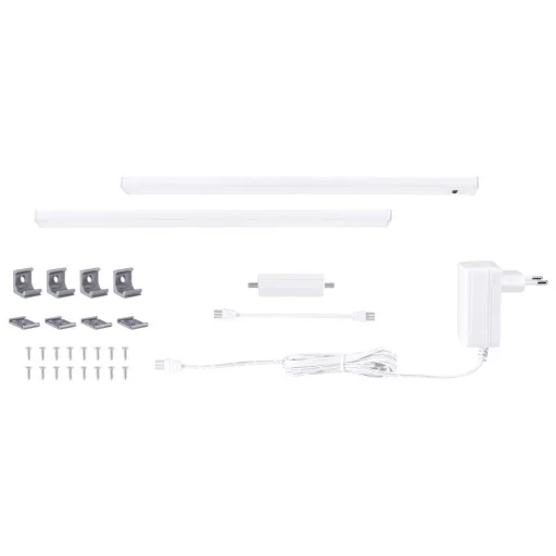 Paulmann Inline LED-es polc alá szerelhető lámpa készlet 4 W Melegfehér Fehér (matt)