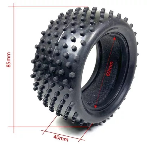 Absima 1:10 Buggy Komplett kerék Pin line Alumínium 2 db