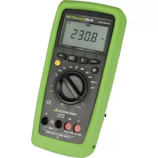 Gossen Metrawatt METRALINE DM 41 Kézi multiméter Kalibráció (ISO) digitális CAT III 600 V, CAT IV 300 V Kijelző (digitek): 4000