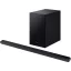 Samsung Ultra Slim Soundbar HW-S711GD Surround rendszer Fekete Bluetooth, Dolby Atmos®, WLAN, Fali rögzítés, Beszédvezérlés
