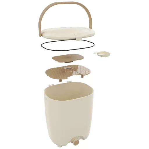 Hozelock Bokashi Pure Composter Duopack 100-100-500 Komposzt szemetes 14.5 l 2 db