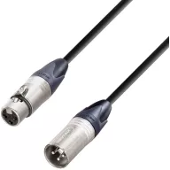   AH Cables K5MMF0500 XLR Összekötőkábel [1x XLR alj - 1x XLR dugó] 5.00 m Fekete