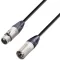 AH Cables K5MMF0500 XLR Összekötőkábel [1x XLR alj - 1x XLR dugó] 5.00 m Fekete
