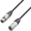AH Cables K5MMF0500 XLR Összekötőkábel [1x XLR alj - 1x XLR dugó] 5.00 m Fekete