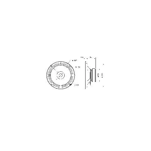 Visaton BG 17 - 8 Ohm 6.5 coll 16.51 cm Szélessávú hangszóró 40 W 8 Ω