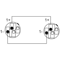   Speakon hangfalkábel [Speakon dugó - Speakon dugó] 2 x 2.5 mm² 5m fekete Cordial CPL5LL2