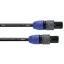 Speakon hangfalkábel [Speakon dugó - Speakon dugó] 2 x 2.5 mm² 10m fekete Cordial CPL1,5LP25