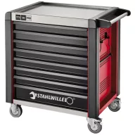   Stahlwille 81200174 Műhelykocsi Gyártói szín: Piros, Fekete