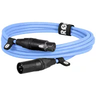 Rode XLR3M-B XLR Összekötőkábel 3 m Kék