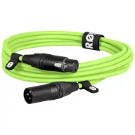 Rode XLR3M-G XLR Összekötőkábel 3 m Zöld